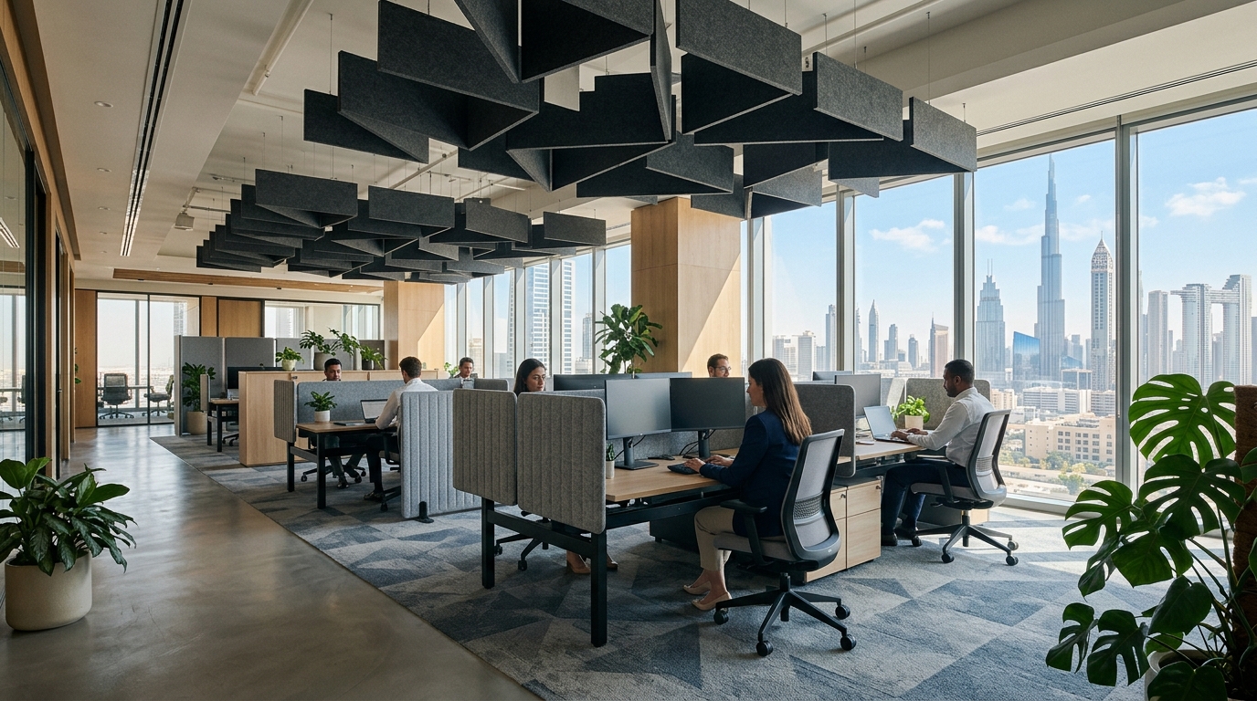 Acoustic Office Design & Noise Control Dubai | Urbane